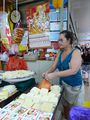 Lisa shopping at Tiang Bahru markets
