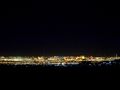 View of the night lights of Las Vegas