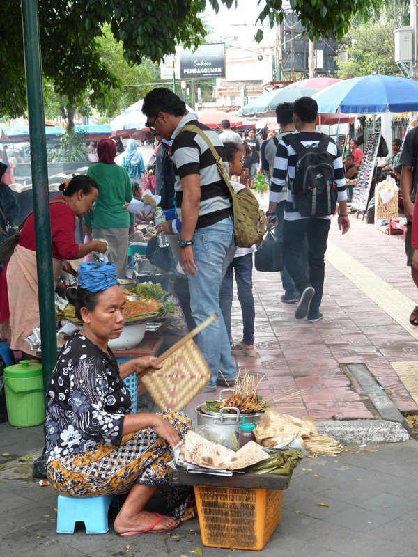 Food stalls on the street