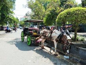 Another form of common transport in Yogyakarta