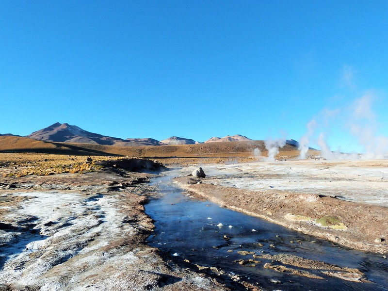 Spectacular scenery at the Geysers del Tatio