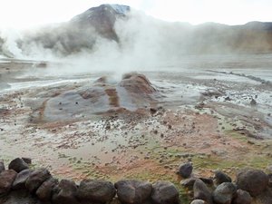 Amazing colours at the geysers, Tatio