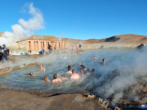 Hot springs at the Geysers