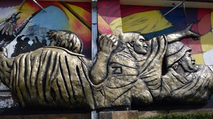 Mural to celebrate victory in El Alto city