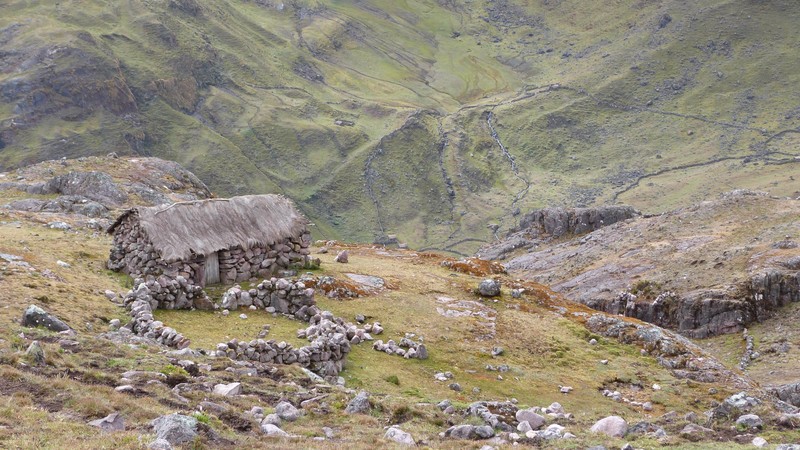 Stone house on the Lares Trail