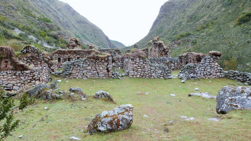Inca ruins along the way