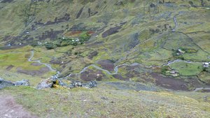 The Lares Trail - we'd climbed a bit but more to come!