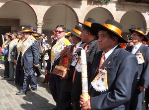 Part of the parade, Cusco