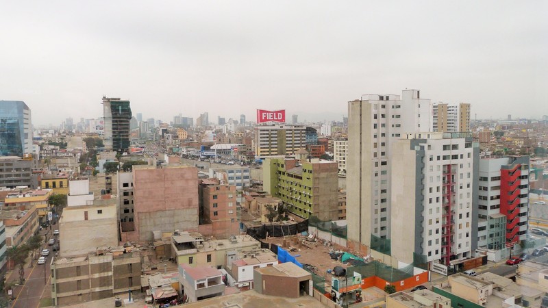 Lima - view from our hotel room