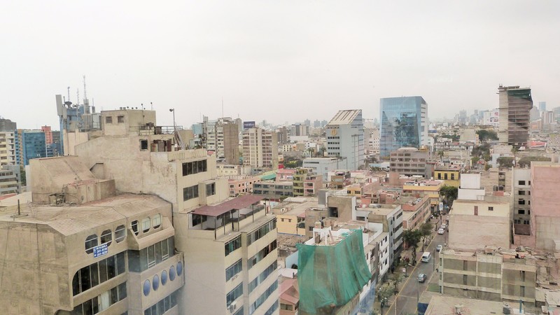 Lima - view from our hotel room