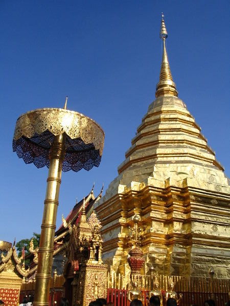 At the top of Doi Suthep
