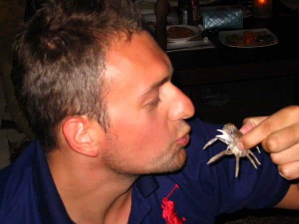 Kiss the crab