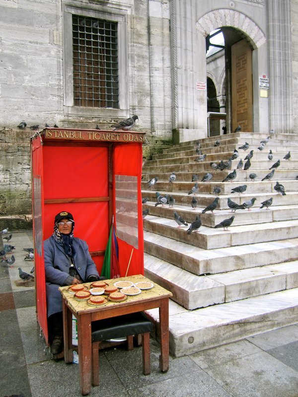 Pay to feed the pigeons?