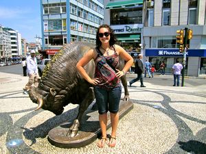 Famous bull in Kadikoy, on the Asian side