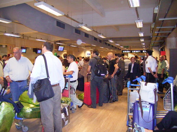 Chaos at B.A airport