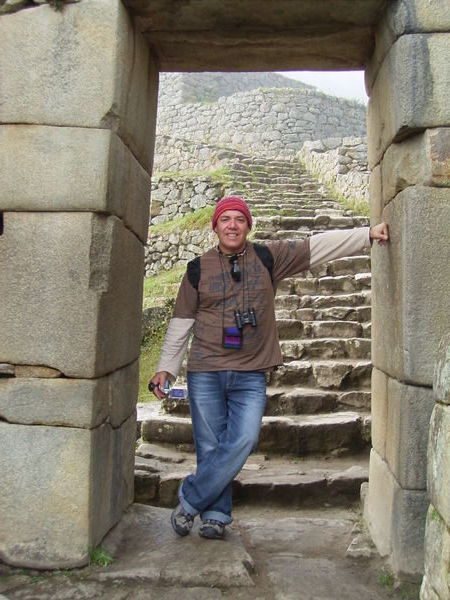 Main gate at Machu Picchu