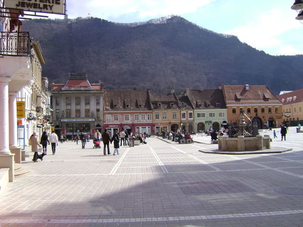 Piata Sfatului - Brasov Transilvanya