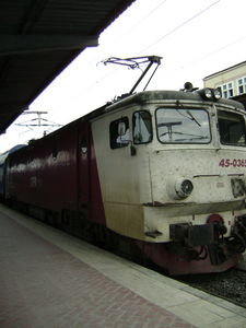 Train from Bucharest to Brasov - Transilvanya
