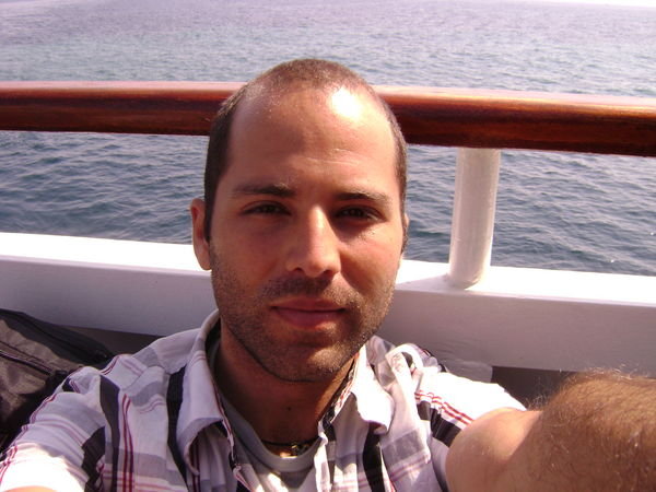 On the boat to Aegina Island