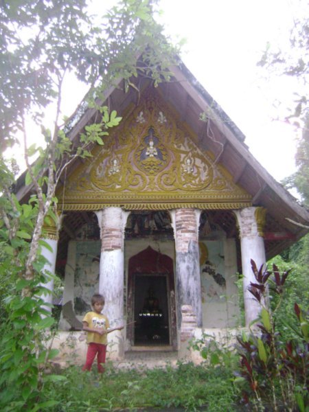 Our little guide walked us 3 kms in the jungle to reach this old temple
