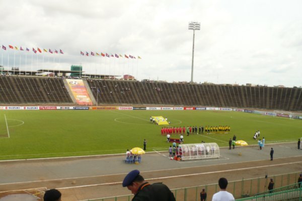 Laos vs Brunei in Phnom Phen Stadium