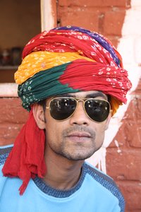typical turban, Pushkar, Rajasthan