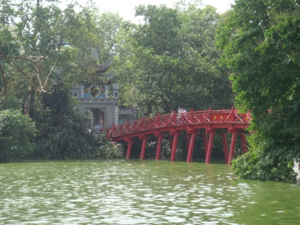 The Huc Bridge (Ngoc Son Temple)