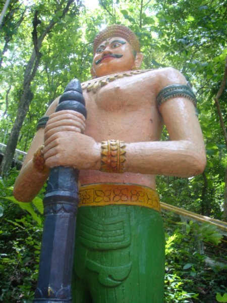 Statue at the temple