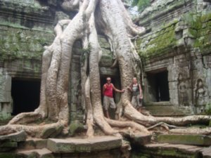 Ta Prohm - this tree is featured in the lonely planet bk