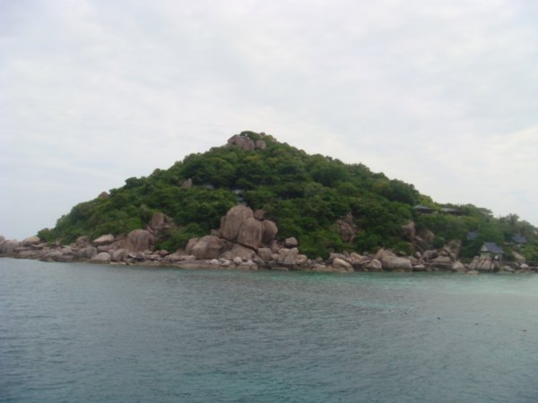 Island just before we arrived in Koh tao