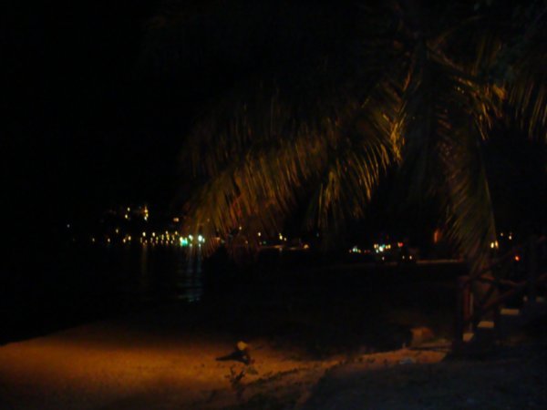 Beach at night in KP