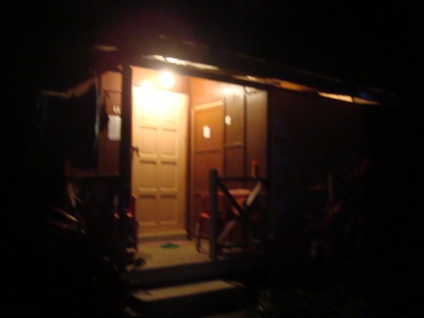 Our Bungalow at night