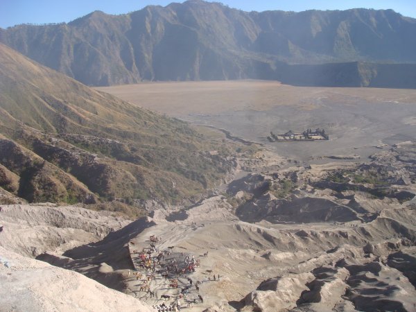 View fromthe top of Bromo