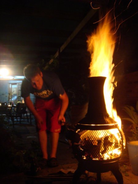 Pete and his fire