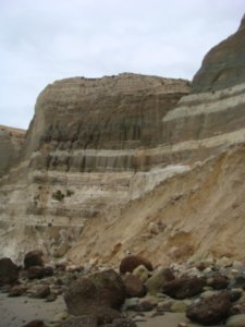 Cliffs on the way to Cape Kidnappers