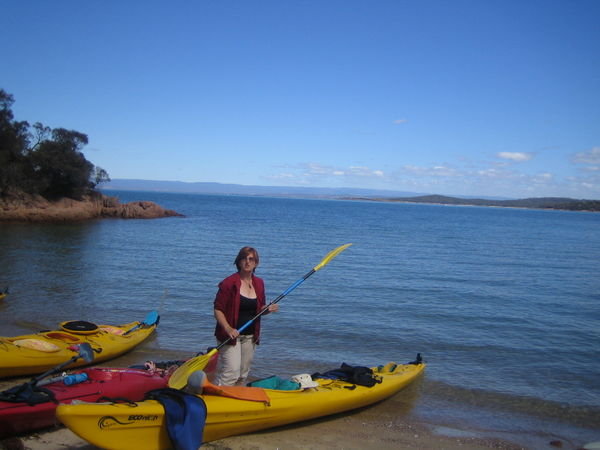kayaking Coles Bay