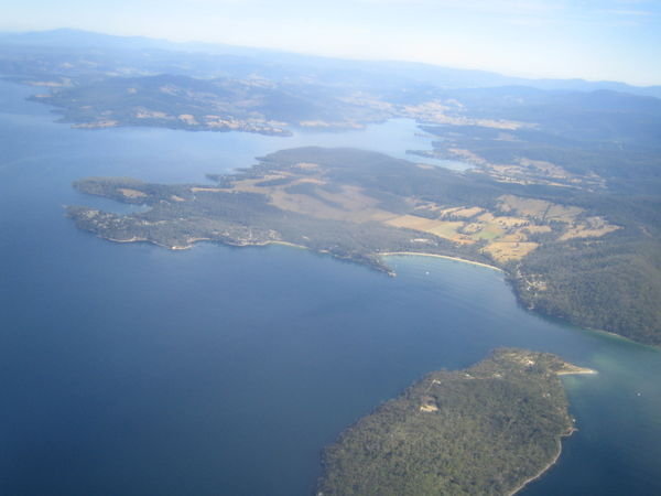 Hobart from the air