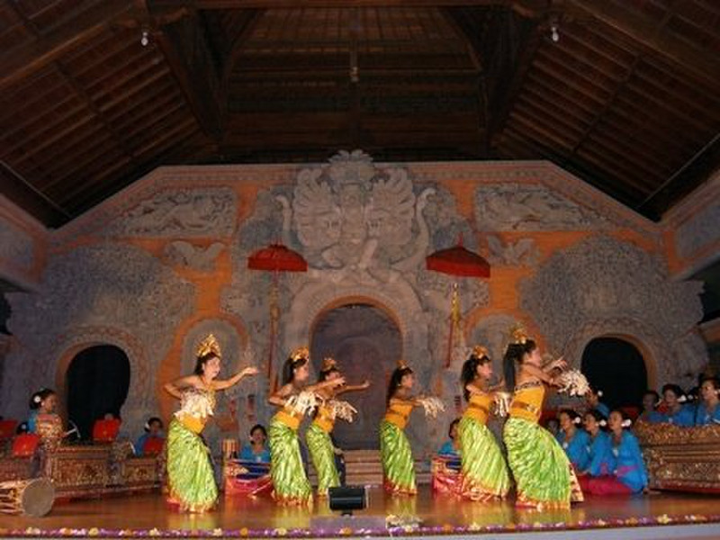 Gamelan Dancers at the Commnuity Center in Ubud