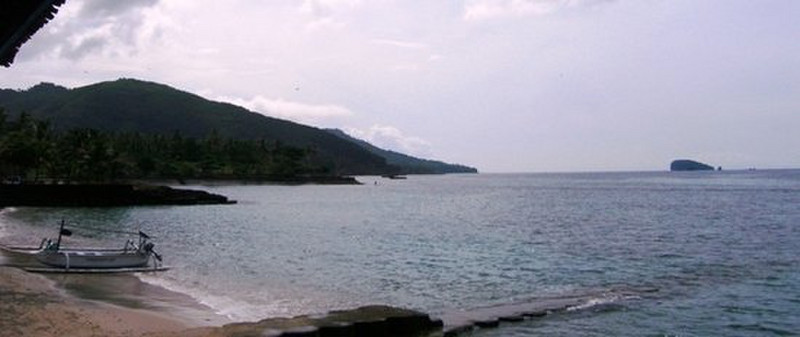 Candi Dasa Beach (whats left)