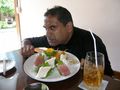 w -The Ravster over a freshly killed sashimi plate