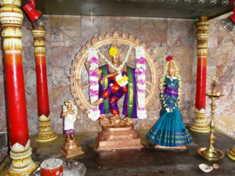 a -Hindu Statue at Sri Mahamariamman Temple