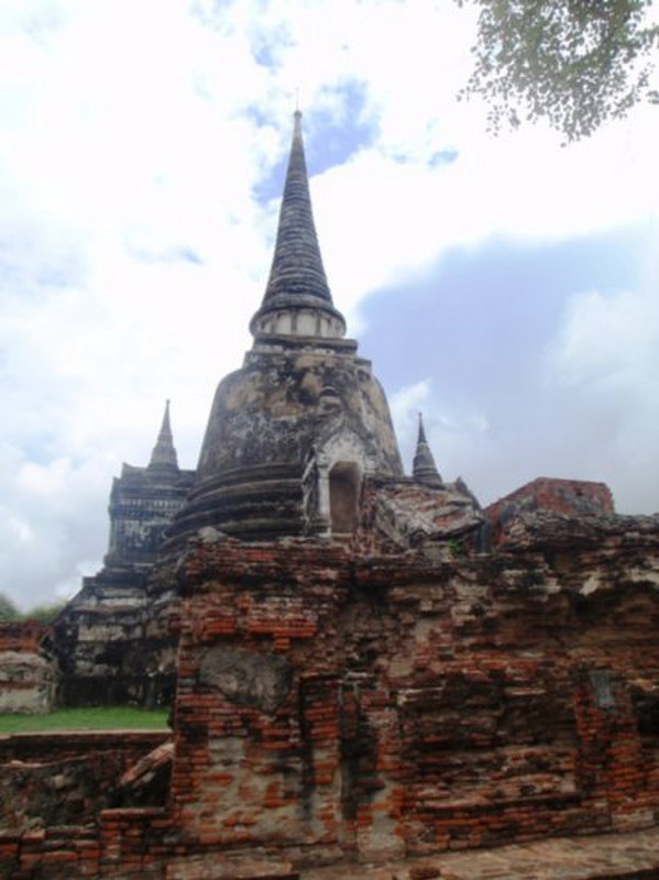 A stupa - ancient city ruins of Ayutthaya