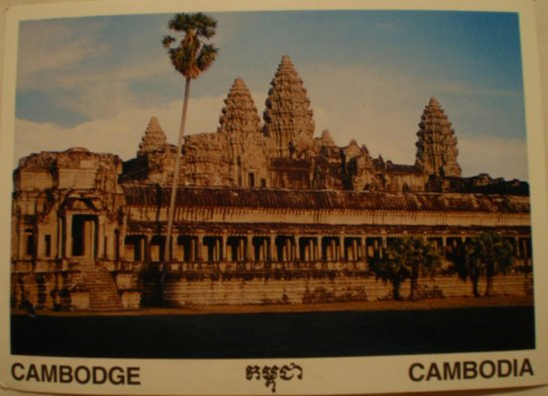 Postcard of Angkor Wat