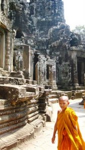 Young Monk at Angkor Thom