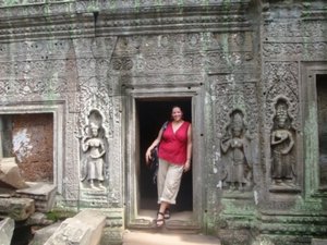 Me with the Apsara Dancers at Angkor Thom