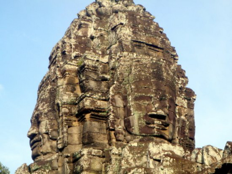 Bayon faces