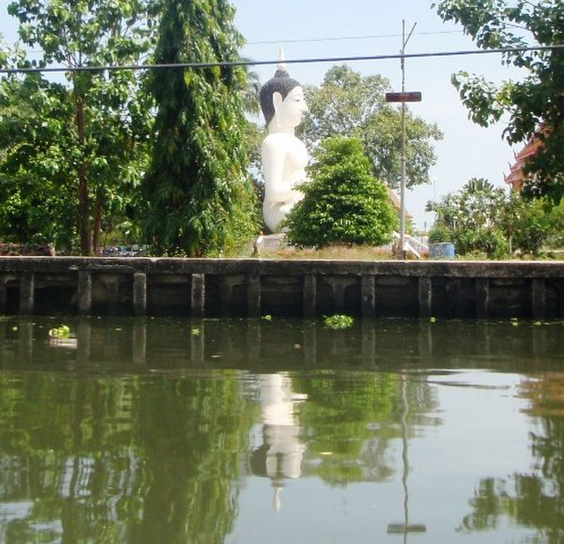 A Buddha from the local Temple on the Canal