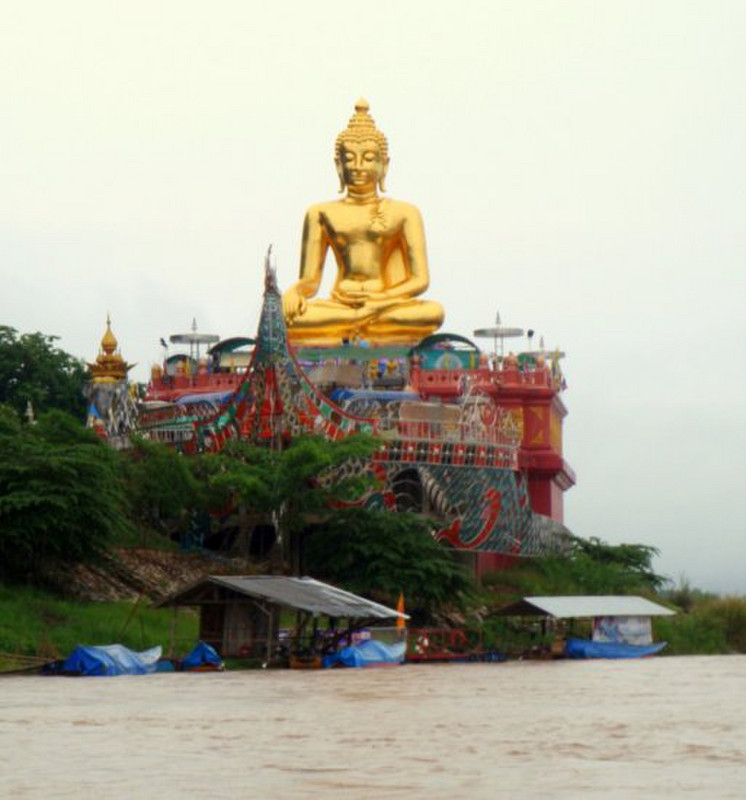 Buddha on riverside (actually in Thailand)