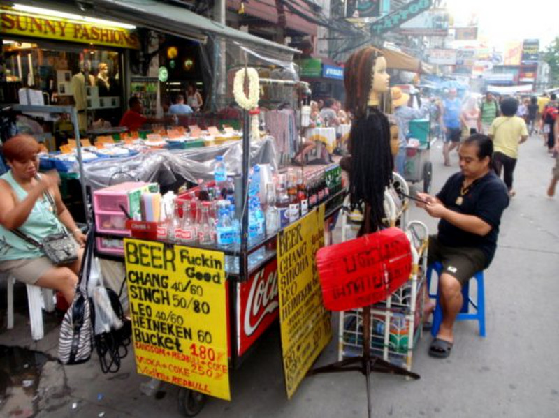 Hair for sale in Bangkok - Kho San Road