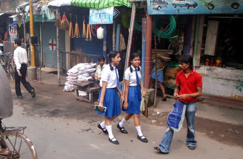 Some fortunate school girls